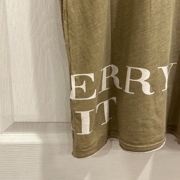 Burberry Brit Logo Scoop Neck Cotton Tee - Picture 7 of 15